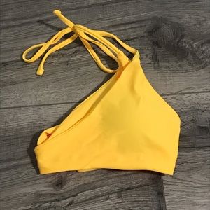 Yellow Shein Swim Top